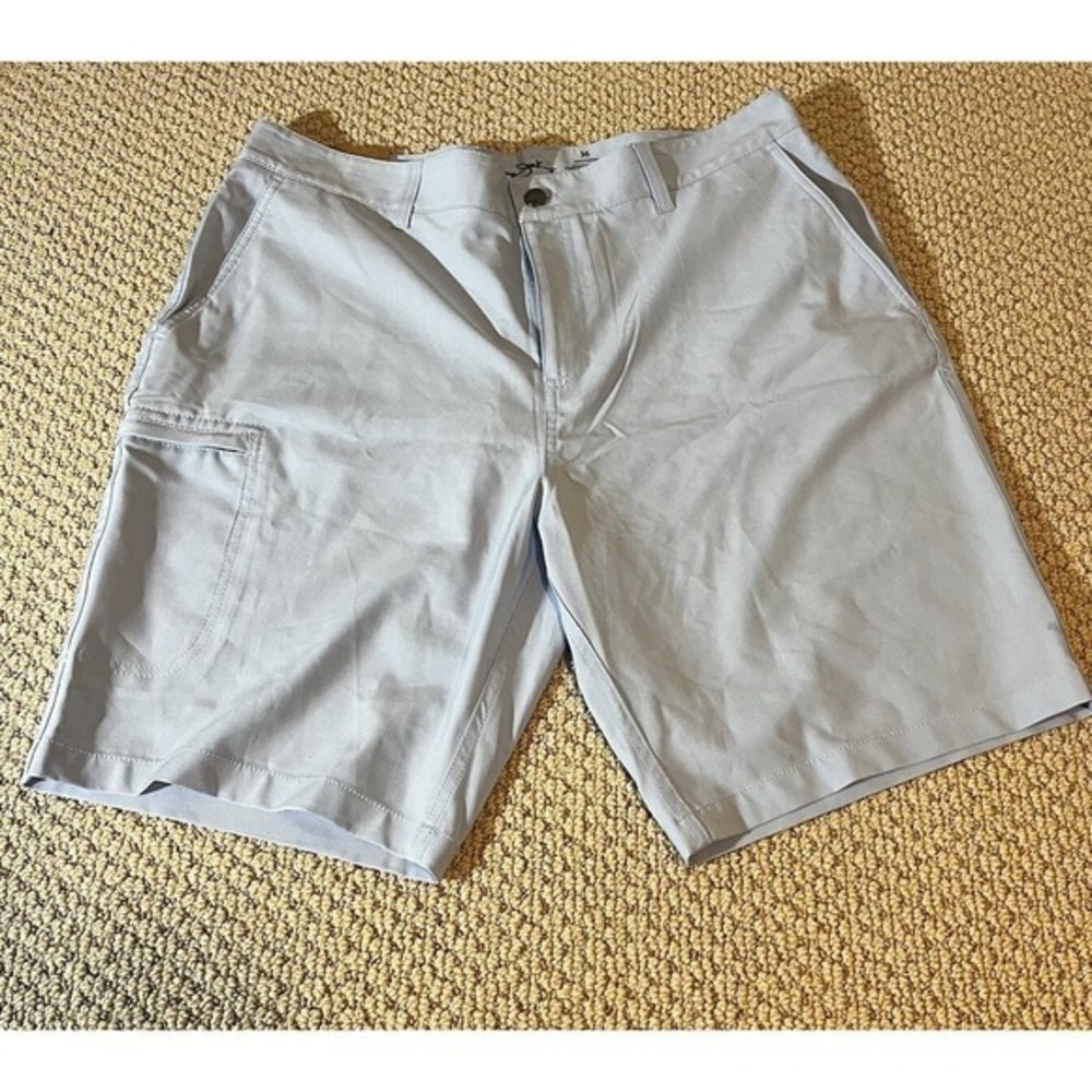 NEWPanama Jack Mens Size 36 Light Blue Quick Dry Stretch Lightweight Golf Shorts